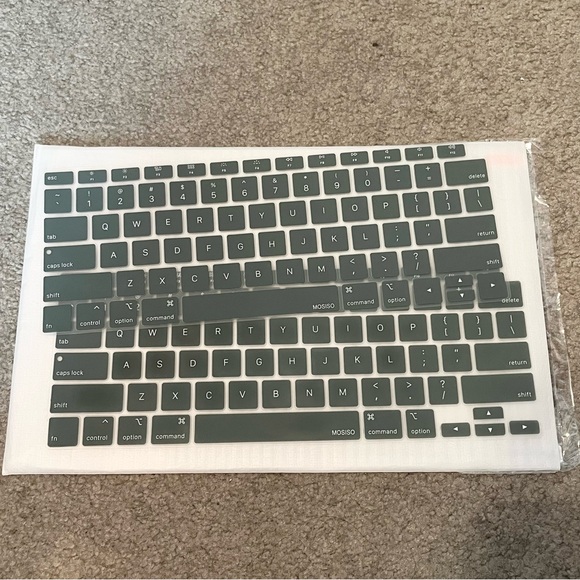 Macbook Air 13 Inch Green Silicone Keyboard Covers - SET OF 2 - Picture 1 of 6